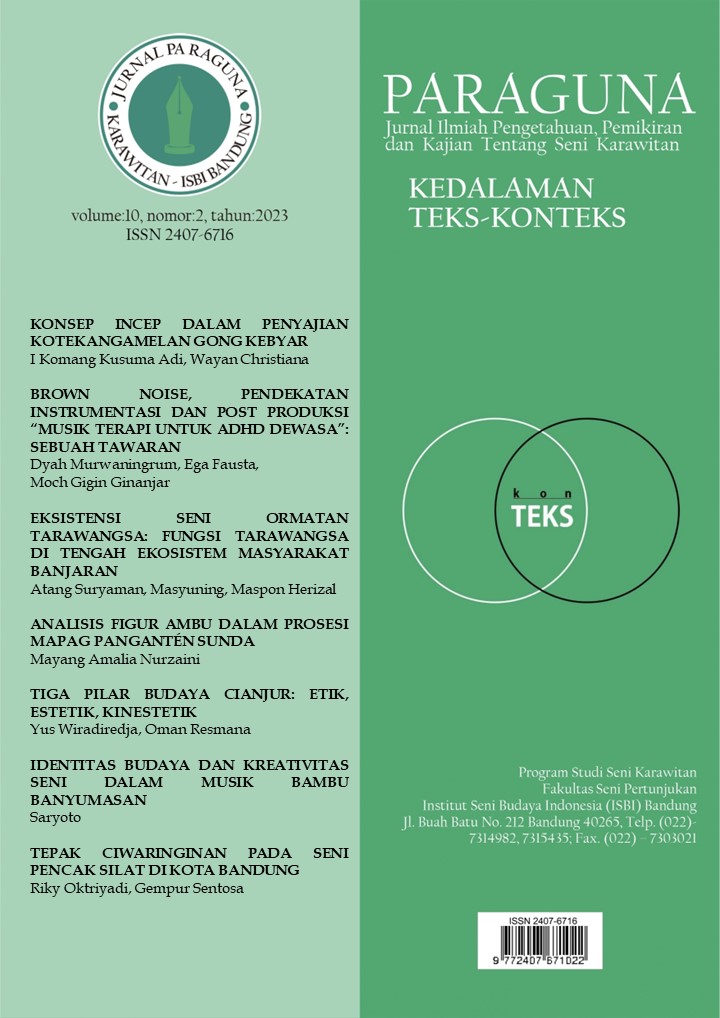 					View Vol. 10 No. 2 (2023): KEDALAMAN TEKS DAN KONTEKS
				